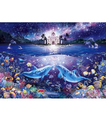 Amazon | 500ピース ジグソーパズル ラッセン オルカ イヴII 【光る